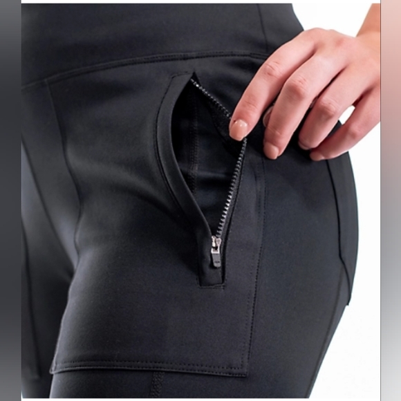 Ridgecut Women's Stretch Medium Black Work Pants - Picture 12 of 13